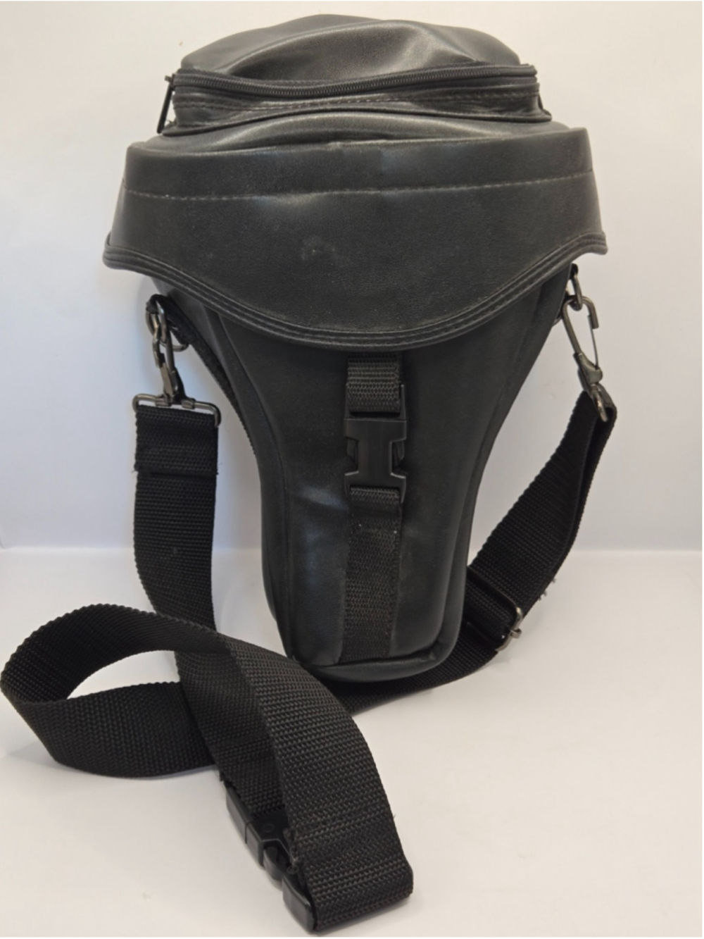 Vintage DIAMOND FP-40 Camera Case Shoulder Bag Cover Black Buckle
